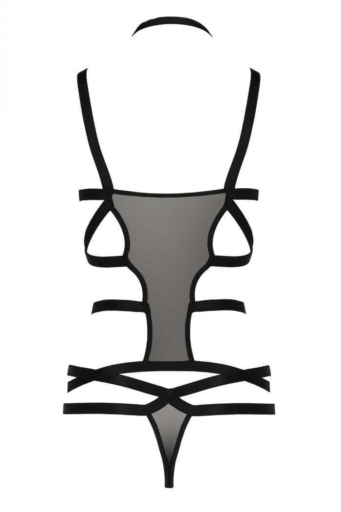 Корсет та трусики з широкими ремінцями Passion Hagar corset — Купити в Dorin.shop | Ціна, Фото