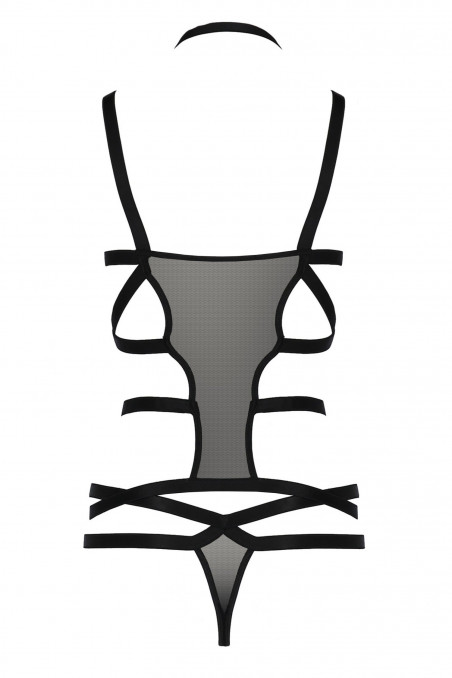 Корсет та трусики з широкими ремінцями Passion Hagar corset — Купити в Dorin.shop | Ціна, Фото