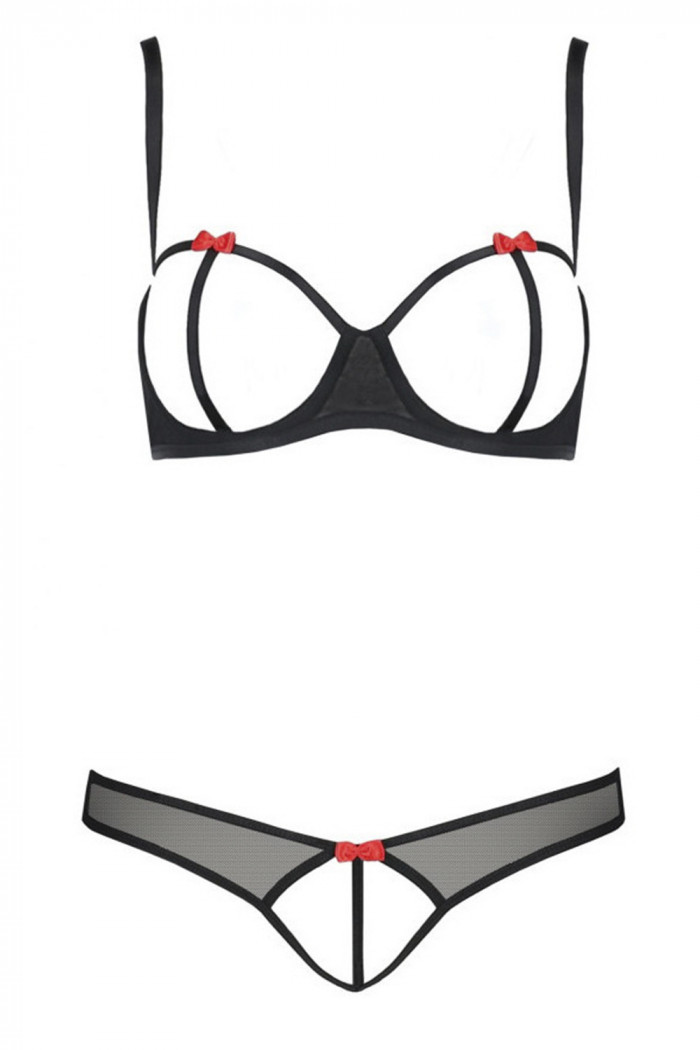Комплект белья открытый Passion Heidi set  — Заказать онлайн с доставкой