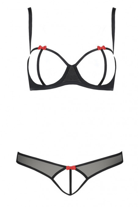 Комплект белья открытый Passion Heidi set  — Заказать онлайн с доставкой