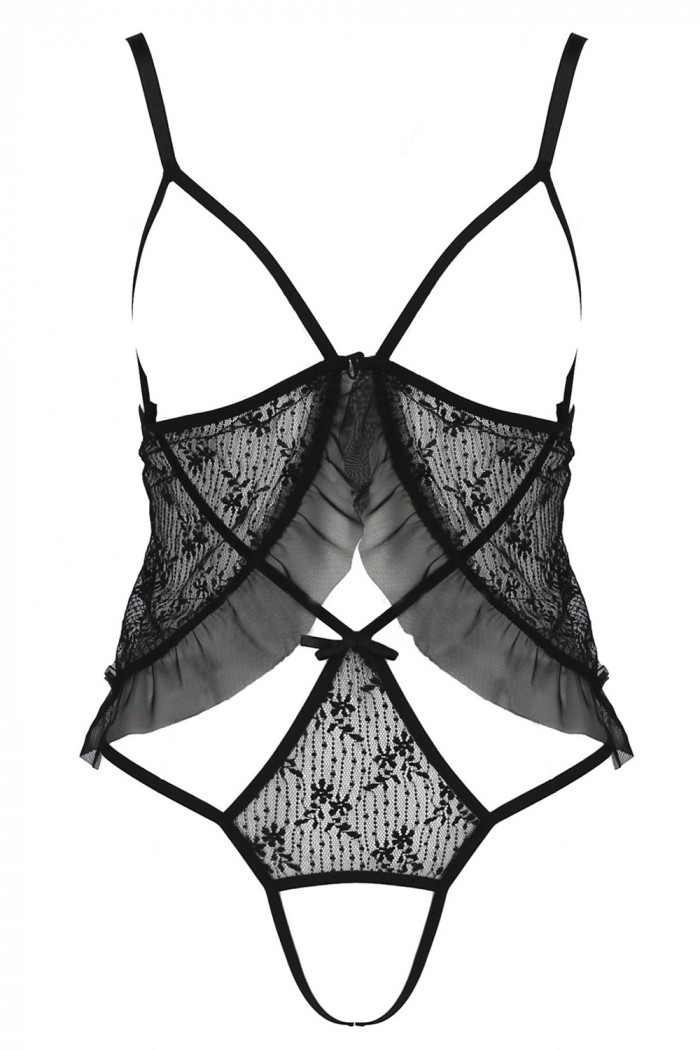 Боди открытое с вырезами Passion Justina  — Заказать онлайн с доставкой