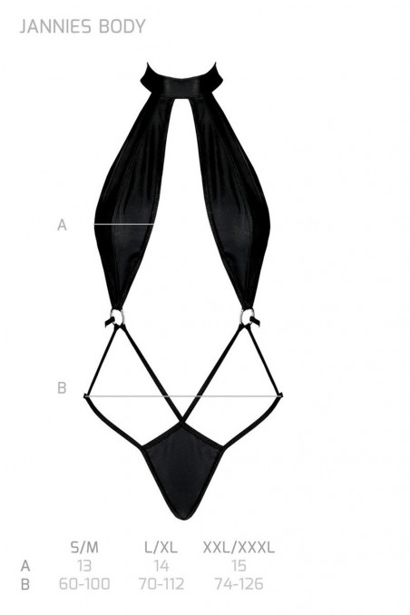 Боди открытое под кожу Passion Jannies  — Заказать онлайн с доставкой