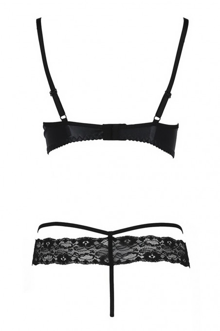 Комплект белья открытый с латексом Passion North set  — Заказать онлайн с доставкой