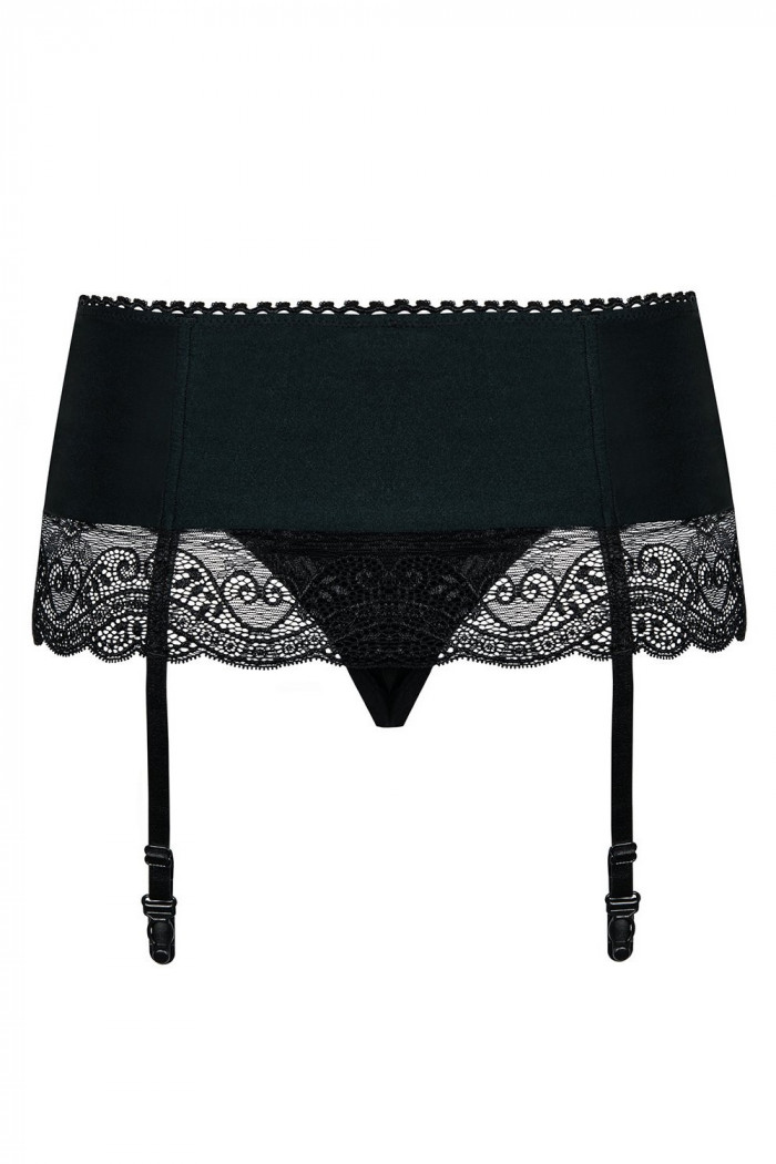 Пояс для чулок с трусиками Obsessive Miamor  — Заказать онлайн с доставкой