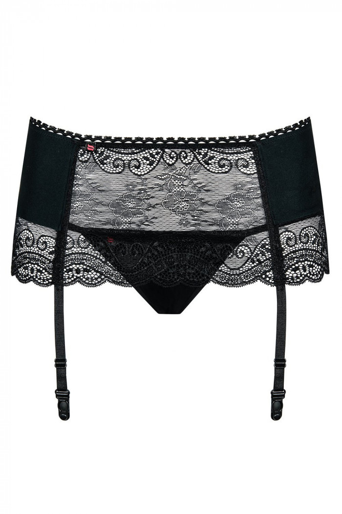 Пояс для чулок с трусиками Obsessive Miamor  — Заказать онлайн с доставкой