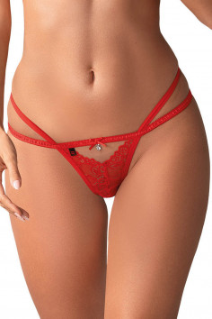 Стрінги червоні Obsessive 838-THO-3 — Купити в Dorin.shop | Ціна, Фото