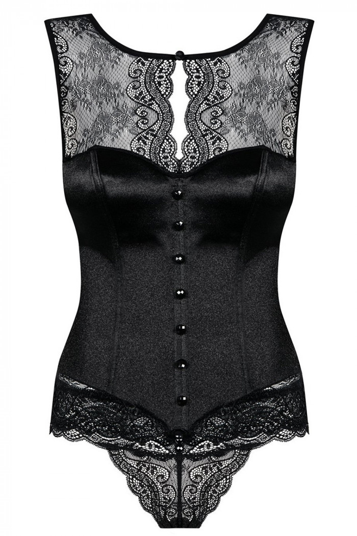 Корсет закрытый с трусиками Obsessive Miamor corset  — Заказать онлайн с доставкой