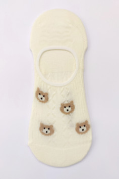 Сліди-Шкарпетки короткі бавовняні сіточка з принтом Ведмедики Корона BY651 — Купити в Dorin.shop | Ціна, Фото