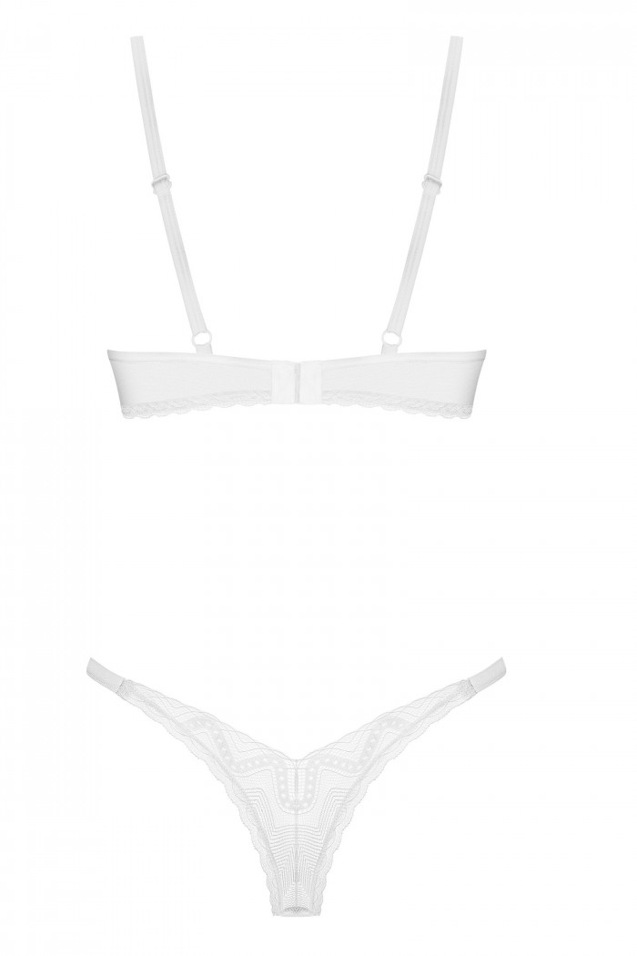Комплект білизни мереживний Obsessive Alissium set — Купити в Dorin.shop | Ціна, Фото