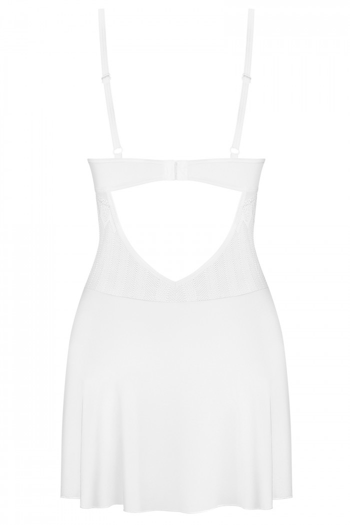 Прозрачная сорочка с трусиками Obsessive Alissium chemise  — Заказать онлайн с доставкой