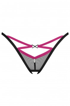 Трусики-стрінг з інтимним вирізом Obsessive Novenes otwarte — Купити в Dorin.shop | Ціна, Фото 2
