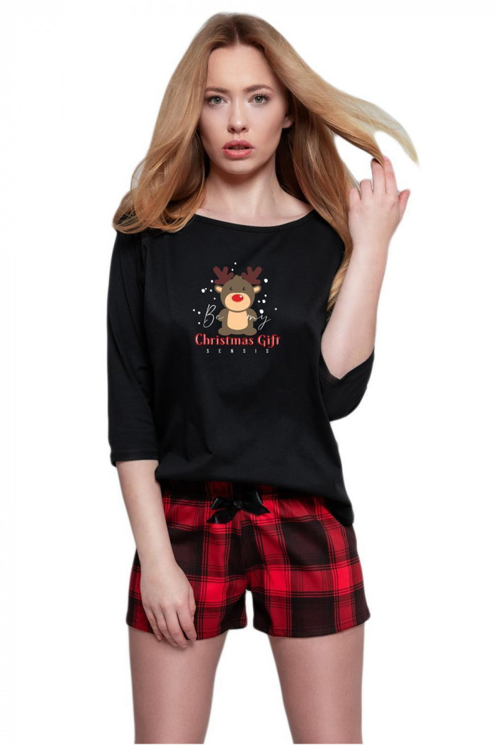 Комплект домашній з шортами в клітку Sensis Gift — Купити в Dorin.shop | Ціна, Фото