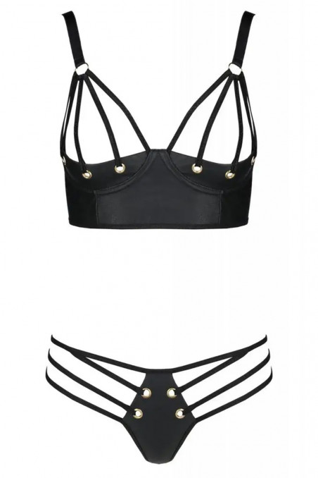 Комплект под кожу с открытым бюстом Passion Malwia bikini  — Заказать онлайн с доставкой