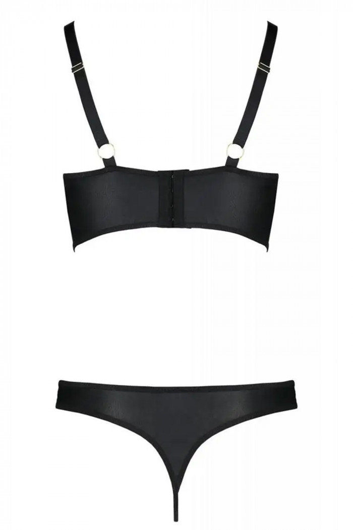 Комплект под кожу с открытым бюстом Passion Malwia bikini  — Заказать онлайн с доставкой