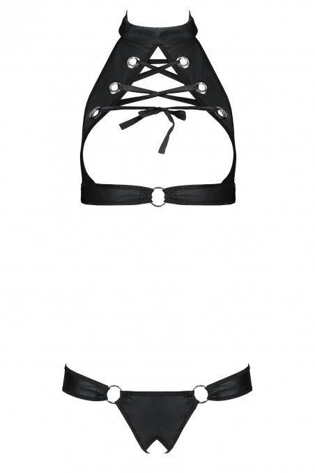 Комплект с открытым бюстом и трусиками Passion Malwia set  — Заказать онлайн с доставкой