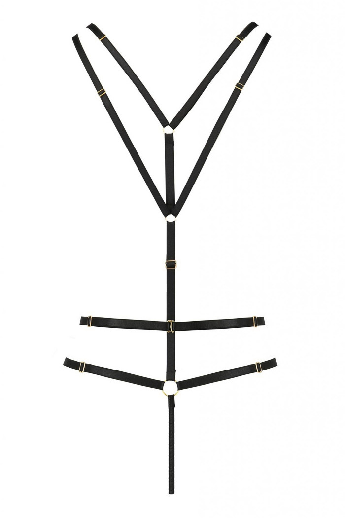 Боди открытое из эластичных ремешков Passion Meggy  — Заказать онлайн с доставкой