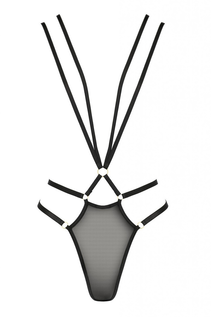 Боди открытое из эластичных ремешков Passion Meggy  — Заказать онлайн с доставкой