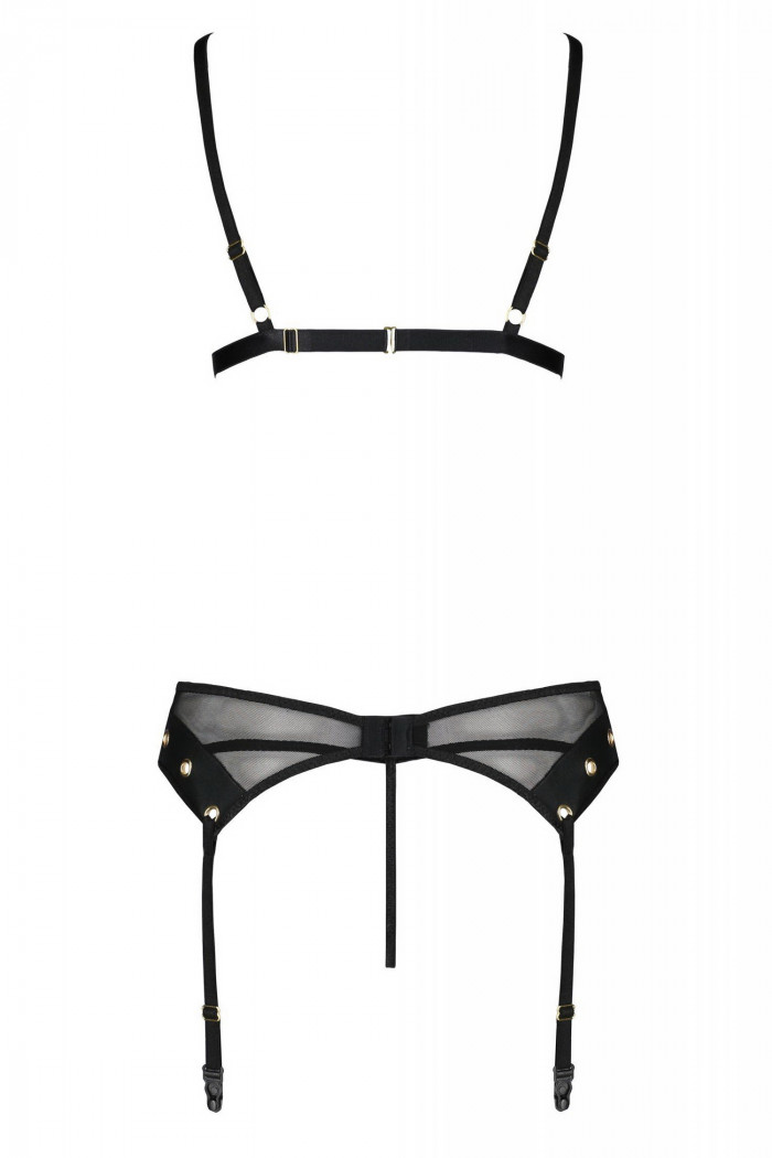 Комплект белья с поясом Passion Nessy set  — Заказать онлайн с доставкой