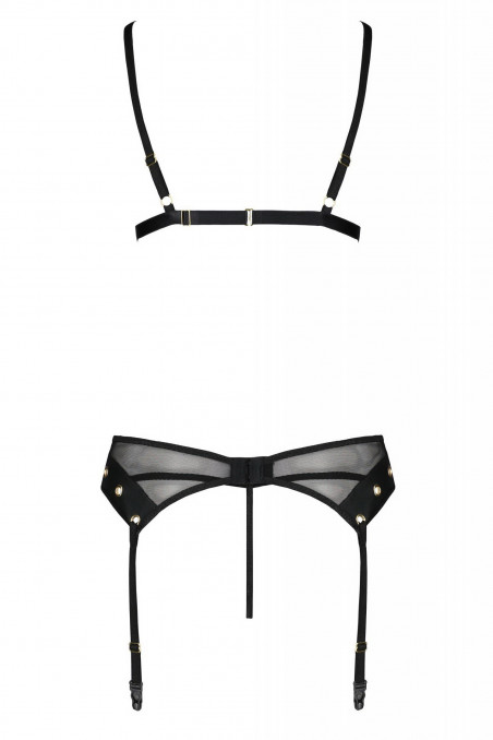 Комплект белья с поясом Passion Nessy set  — Заказать онлайн с доставкой