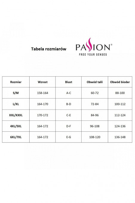 Корсет прозрачный с открытыми трусиками Passion Nessy corset  — Заказать онлайн с доставкой