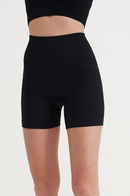 Шорты короткие женские в рубчик GIULIA SHORTS RIB SHAPE  — Заказать онлайн с доставкой