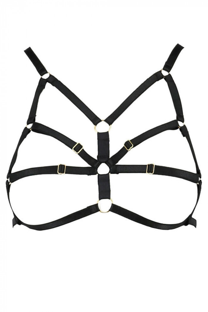 Бюст-портупея из эластичных ремешков Passion Armanda  — Заказать онлайн с доставкой