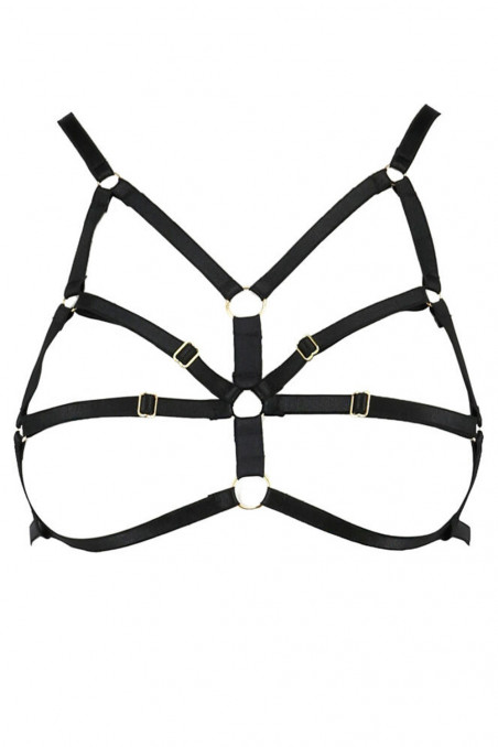 Бюст-портупея из эластичных ремешков Passion Armanda  — Заказать онлайн с доставкой