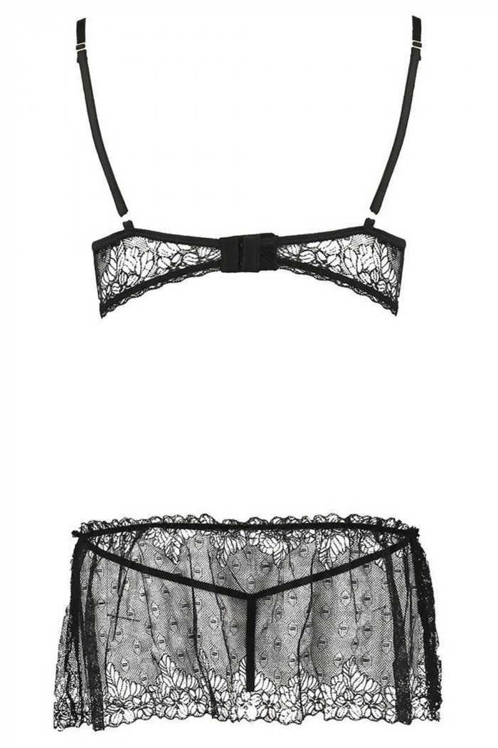 Сорочка кружевная открытая Passion Esmeralda chemise  — Заказать онлайн с доставкой