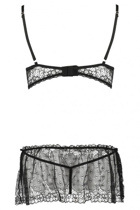 Сорочка кружевная открытая Passion Esmeralda chemise  — Заказать онлайн с доставкой