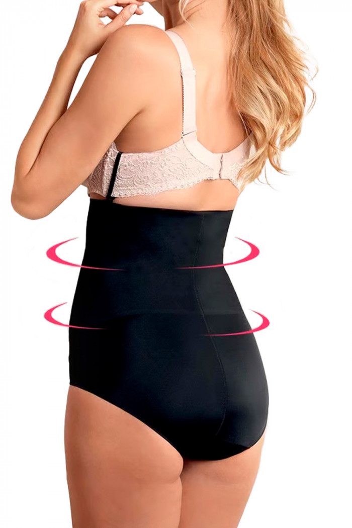 Труси коригуючі з високою талією і бретелями Julimex 251 — Купити в Dorin.shop | Ціна, Фото