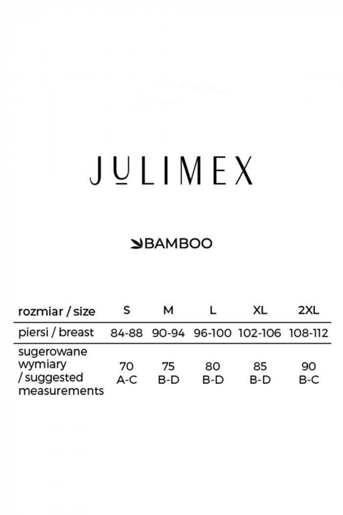 Бюстгальтер-топ безшовний без кісточок Julimex Bamboo Bralette — Купити в Dorin.shop | Ціна, Фото