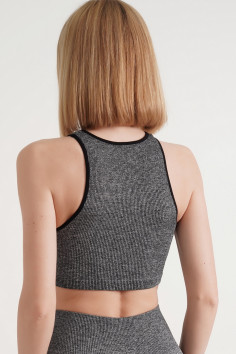 Топ безшовний в рубчик GIULIA Halter Rib MELANGE — Купити в Dorin.shop | Ціна, Фото 2