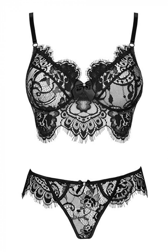 Комплект белья кружевной - бюст и трусики Livia Corsetti Cloverin  — Заказать онлайн с доставкой