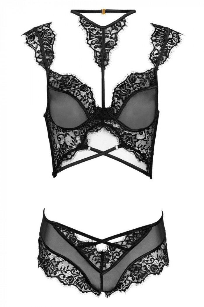 Комплект белья с ремешками Livia Corsetti Palmenom  — Заказать онлайн с доставкой