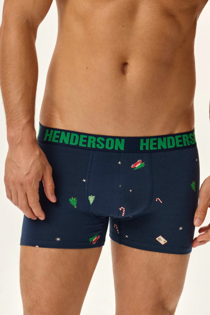Мужские трусы-боксеры новогодние Henderson 42251 Jury (2 шт)  — Заказать онлайн с доставкой