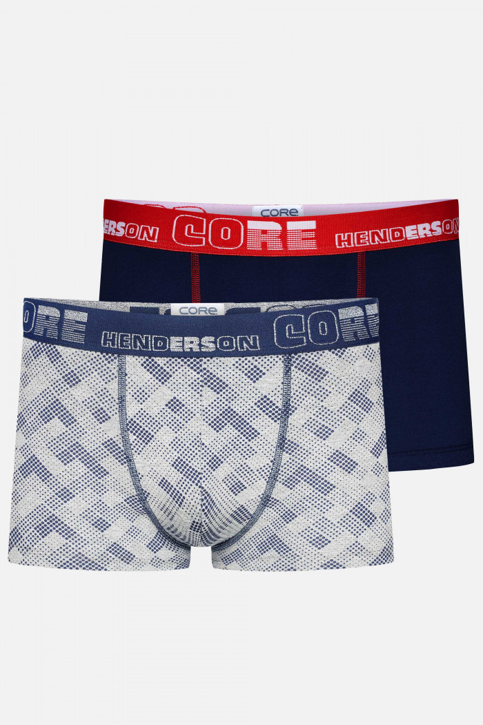 Мужские трусы-боксеры Henderson 39778 Nerd (2 шт)  — Заказать онлайн с доставкой