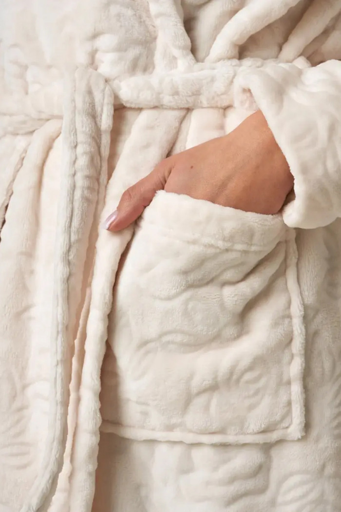 Халат жіночий теплий з капюшоном Key LGL 148 B23 — Купити в Dorin.shop | Ціна, Фото