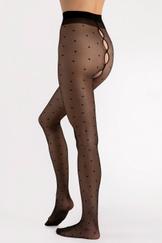 Колготки в горошок з інтимним вирізом FIORE BOLD DREAM 20d O5039 — Купити в Dorin.shop | Ціна, Фото 2