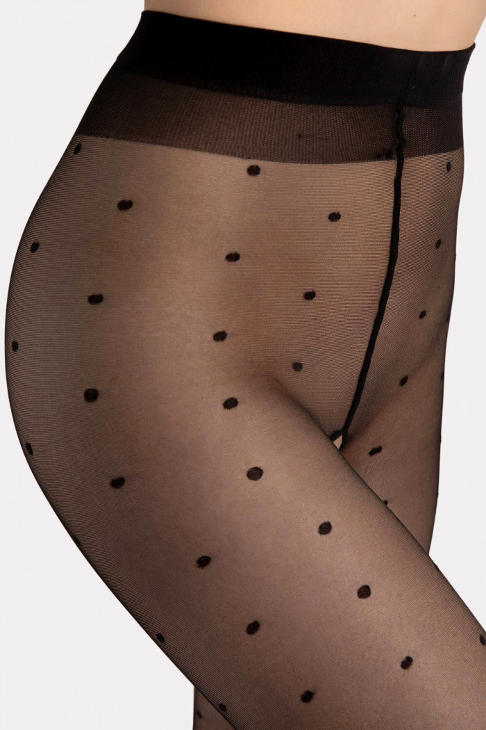 Колготки в горошок з інтимним вирізом FIORE BOLD DREAM 20d O5039 — Купити в Dorin.shop | Ціна, Фото