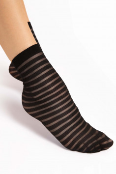 Шкарпетки прозорі в смужку Fiore Izzy 20 — Купити в Dorin.shop | Ціна, Фото