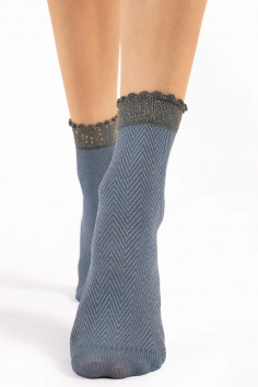 Шкарпетки з принтом "ялинки" Fiore Spina 40d — Купити в Dorin.shop | Ціна, Фото