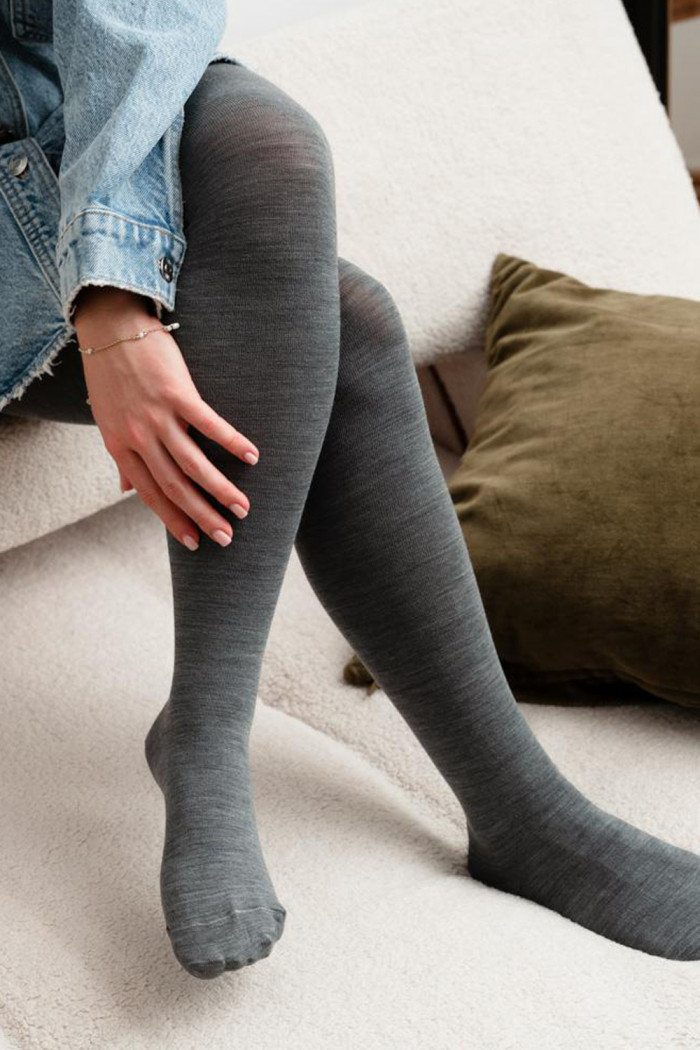 Колготки из мериносовой шерсти Steven 130 MERINO WOOL  — Заказать онлайн с доставкой