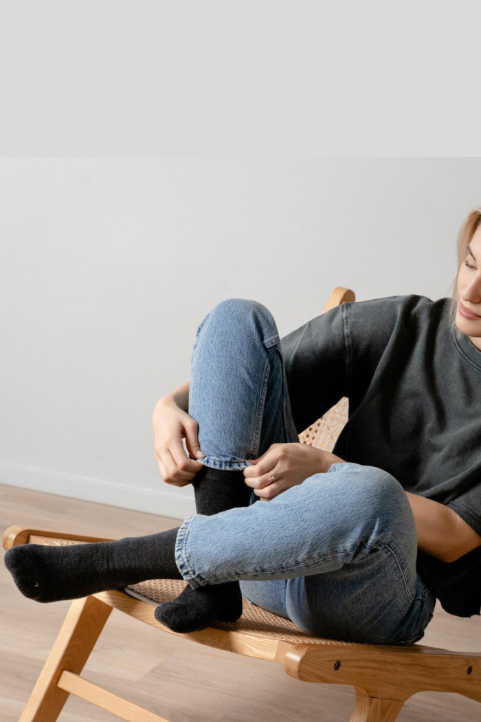 Носки женские полумахровые из мериносовой шерсти STEVEN 130 Merino Wool FROTTE  — Заказать онлайн с доставкой