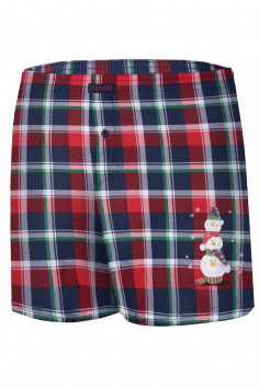 Труси-боксери з новорічним принтом Cornette 015/15 SNOWMAN 4 — Купити в Dorin.shop | Ціна, Фото