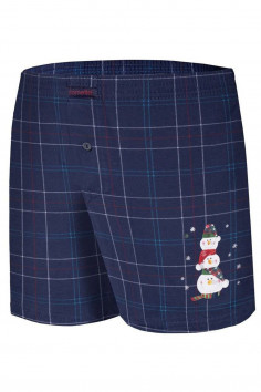 Труси-боксери з новорічним принтом Cornette 015/16 SNOWMAN 5 — Купити в Dorin.shop | Ціна, Фото