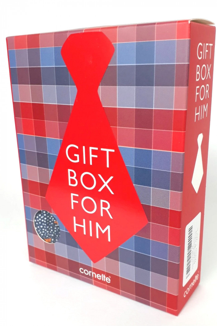 Труси-боксери з новорічним принтом Cornette 015/16 SNOWMAN 5 — Купити в Dorin.shop | Ціна, Фото