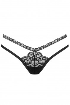 Стрінги мереживні з ремінцями Obsessive Blomentis — Купити в Dorin.shop | Ціна, Фото 2