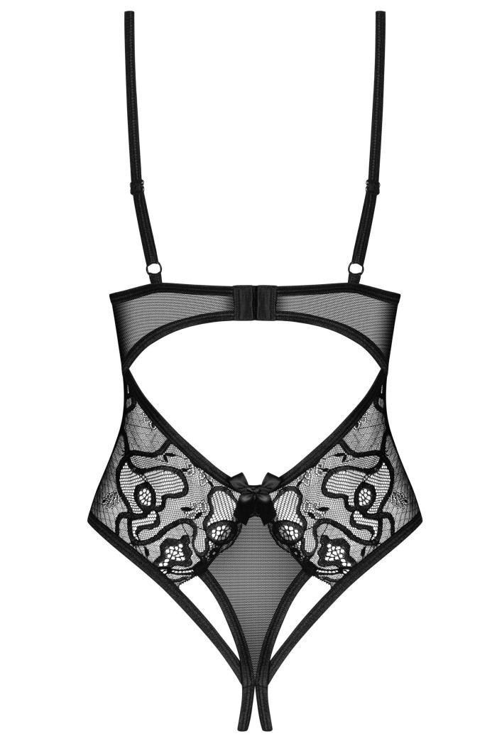 Боді прозоре з відкритим доступом Obsessive Blomentis — Купити в Dorin.shop | Ціна, Фото