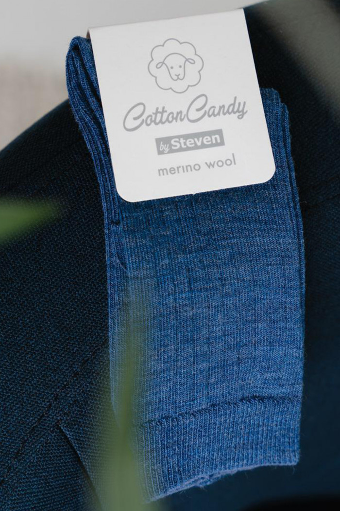 Шкарпетки дитячі в рубчик із мериносової вовни STEVEN 130 Merino Wool Kids — Купити в Dorin.shop | Ціна, Фото