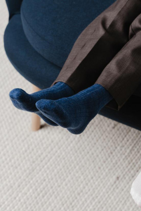 Шкарпетки дитячі в рубчик із мериносової вовни STEVEN 130 Merino Wool Kids — Купити в Dorin.shop | Ціна, Фото